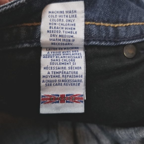 Hudson Signature Bootcut Jeans Medium Blue Wash Sz 28 - Picture 10 of 12
